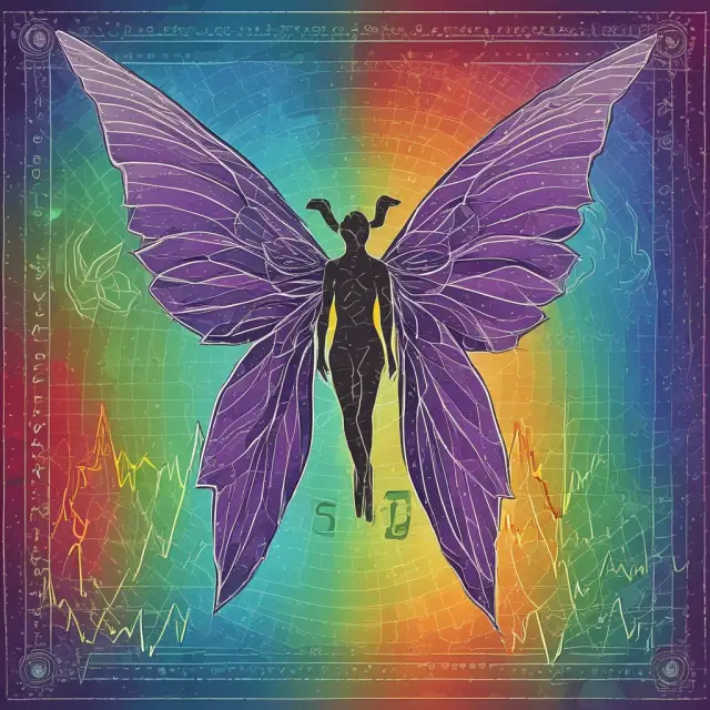 Angel (Take Profit) securing profits above Gartley pattern while Devil (Stop Loss) guards against losses below