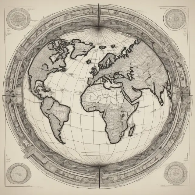 Globe connected by trade routes, illustrating the impact of the General Agreement on Tariffs and Trade (GATT) on global economic growth