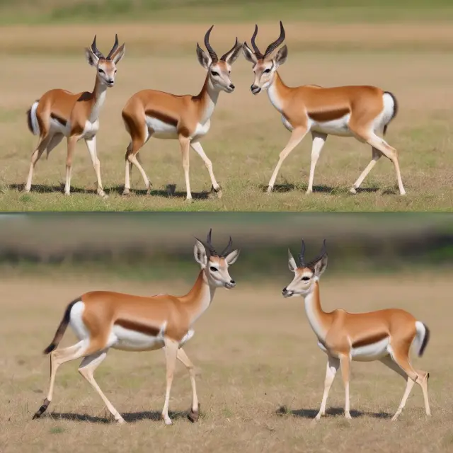 An illustration of a gazelle progressing through the different stages of its lifecycle: struggling growth, sustained rapid growth, maturity, and acquisition or decline