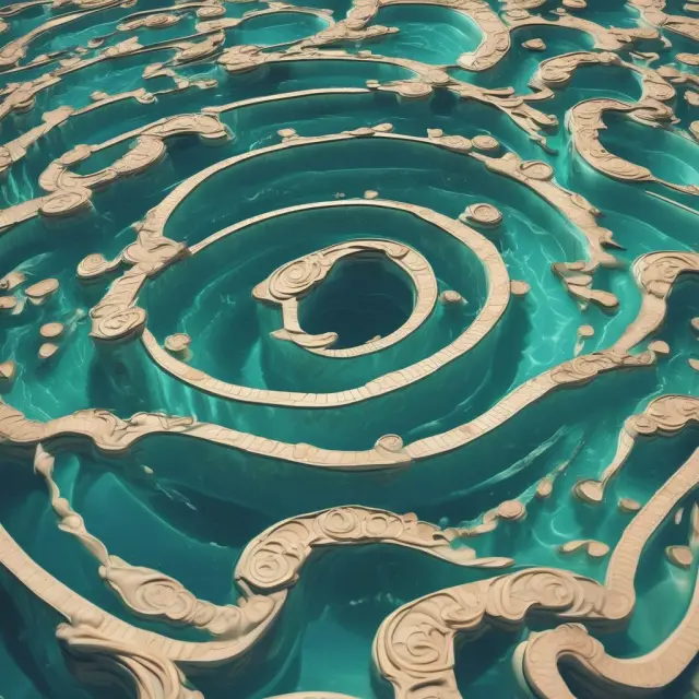 An image of swirling U.S. Treasuries in a pool, with an inter-dealer broker acting as a bridge connecting borrowers and lenders