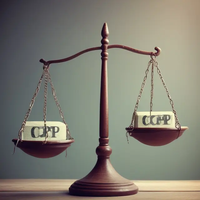 Image of a balance scale with the CPI basket on one side and GDP Price Deflator on the other, illustrating their comparison in measuring economic inflation.
