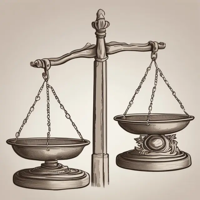Scales with debt and equity symbols tipping the balance, representing various financial gearing ratios