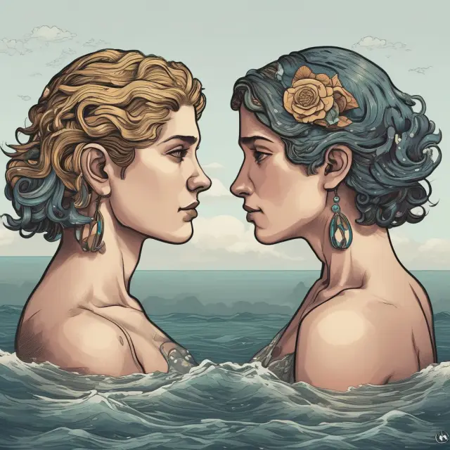An image depicting a secure, regulated island (Gemini Exchange) amidst turbulent crypto trading seas