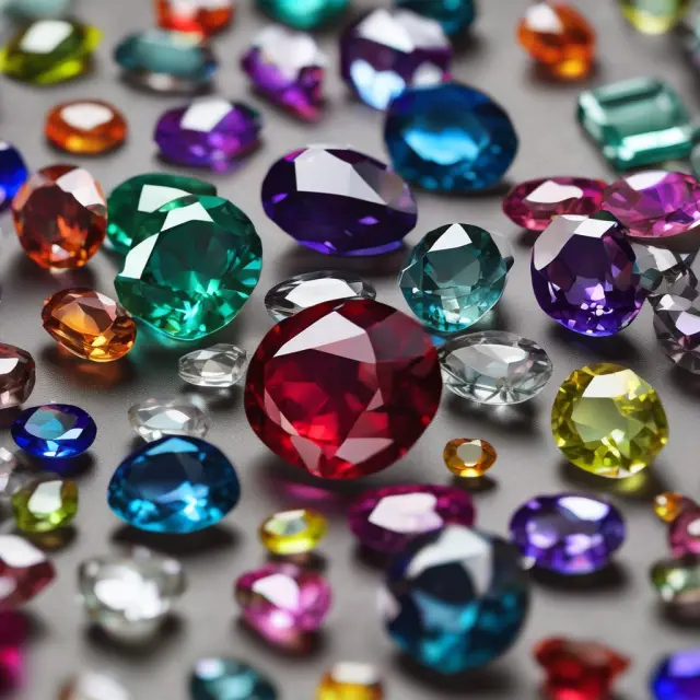 An amethyst crystal traveling along a winding path with detours to Gemologist, Jewelry Designer, Retailer, and Educator roles in the gem industry