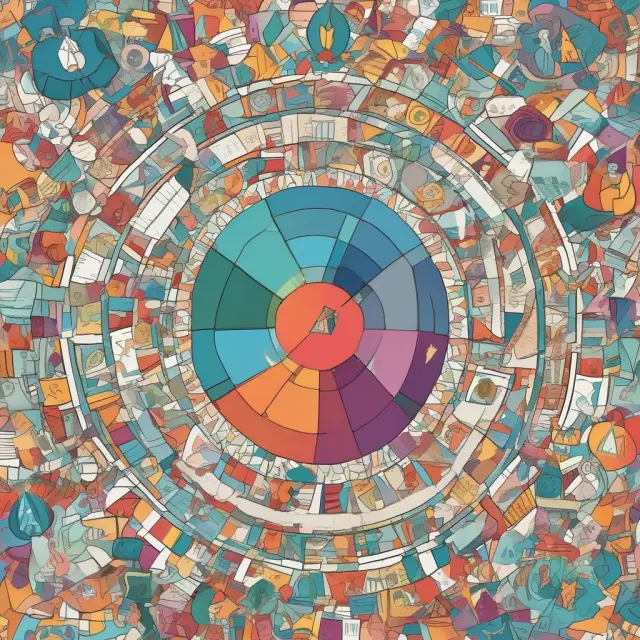 A mosaic depicting various elements representing rent, salaries, consulting fees, insurance, and supplies as components of General and Administrative expenses