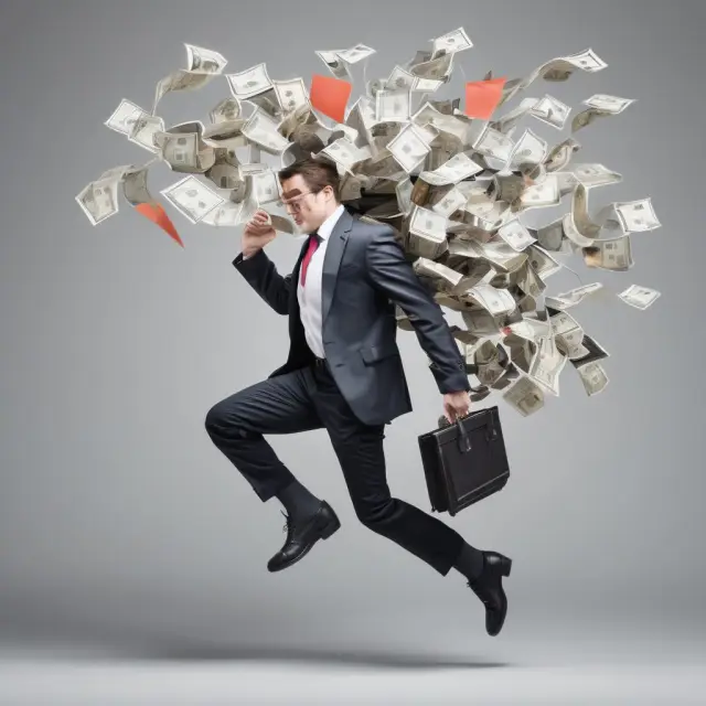 Businessman juggling tax laws while managing carryforwards and carrybacks to optimize tax savings.