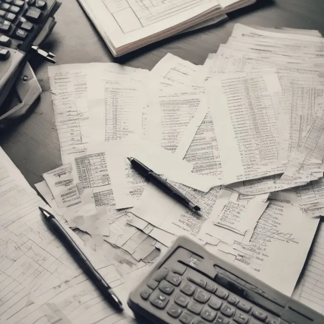 A general ledger with debits and credits illustrating cash sales, accounts receivable, expenses, and asset purchases