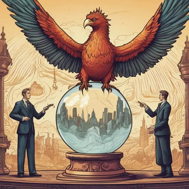 Phoenixes representing local governments taxing themselves to honor bond pledges and maintain their creditworthiness
