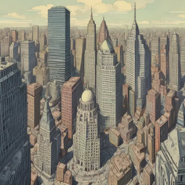 Credit rating agencies assessing a city