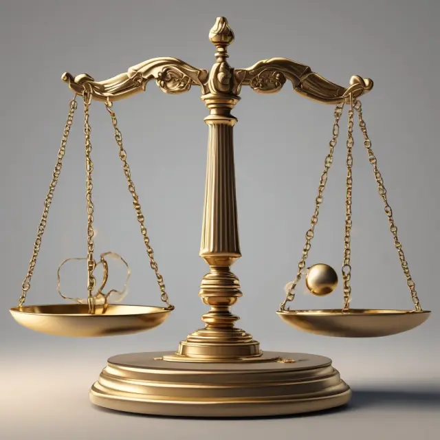 Image of a balance scale with a golden asset on one side and an overflowing hourglass on the other, illustrating the significance of performing timely impairment reviews.