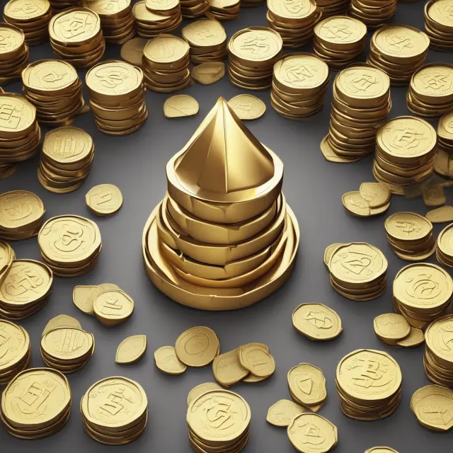 Geometric mean formula with gold coins representing accurate financial evaluation