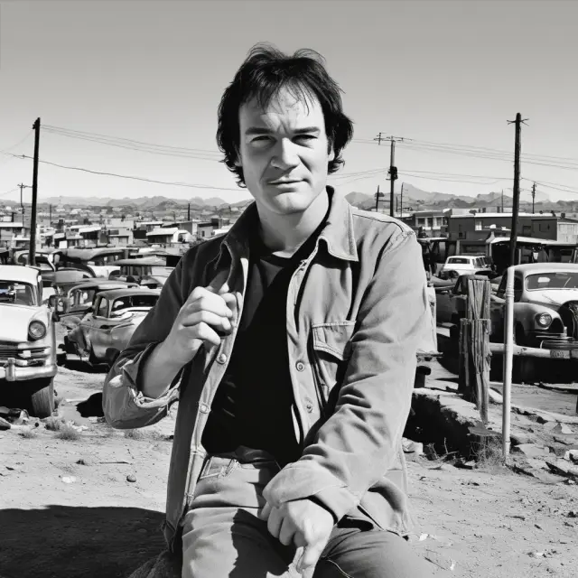 Quentin Tarantino standing at the intersection of a medieval ghetto and contemporary debates about socio-economic inequality