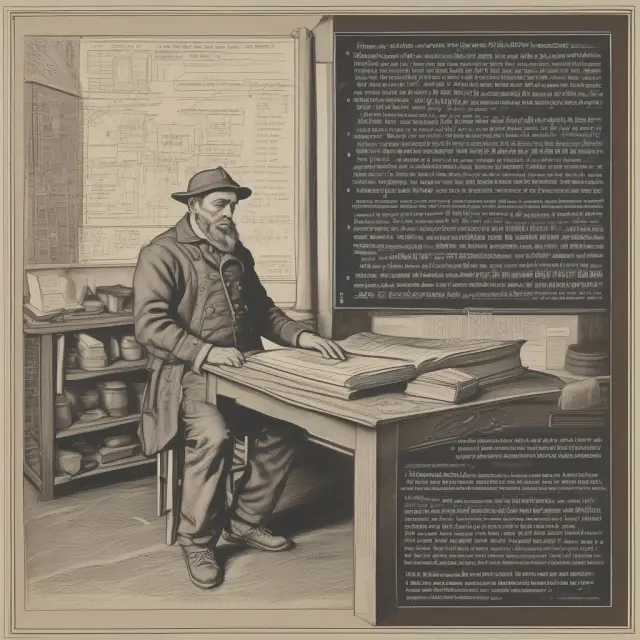 An image of a veteran holding a stack of books and a chalkboard while working on a blueprint - symbolizing college programs, vocational training, and apprenticeships under the GI Bill.