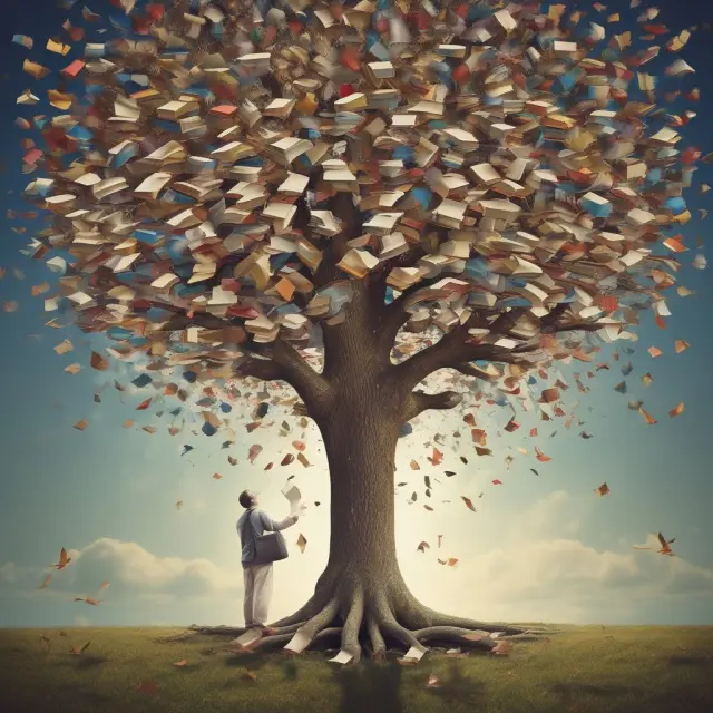 A veteran reaches for the knowledge tree