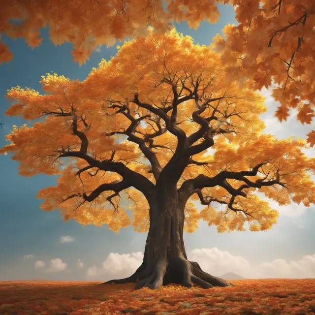 Golden GIC leaves on a maple tree representing safe Canadian investments
