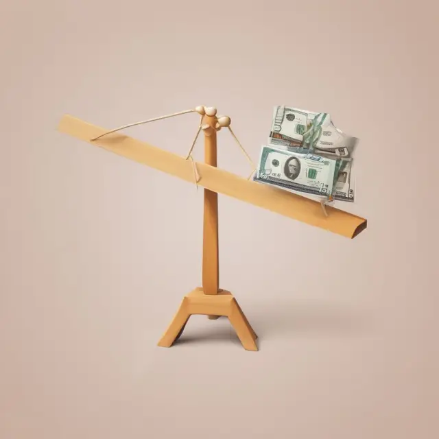 Gift card with activation, loading, monthly, or dormant fees depicted as weights on a see-saw to show the balance of costs vs. benefits