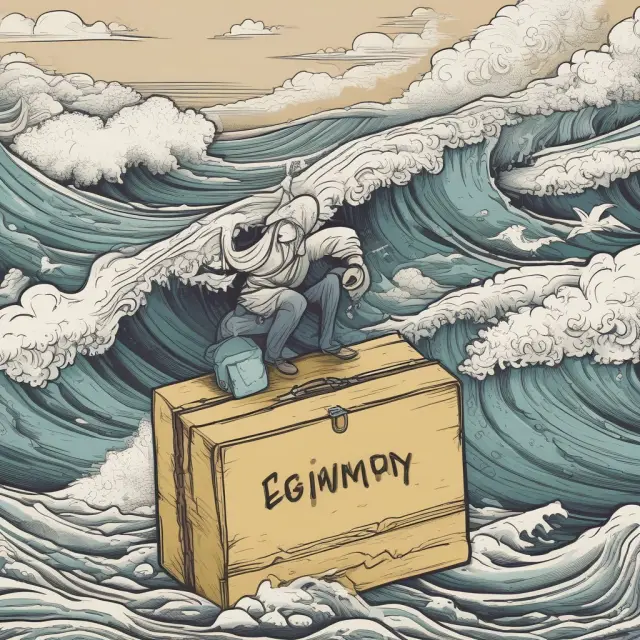 A metaphorical depiction of the gig economy