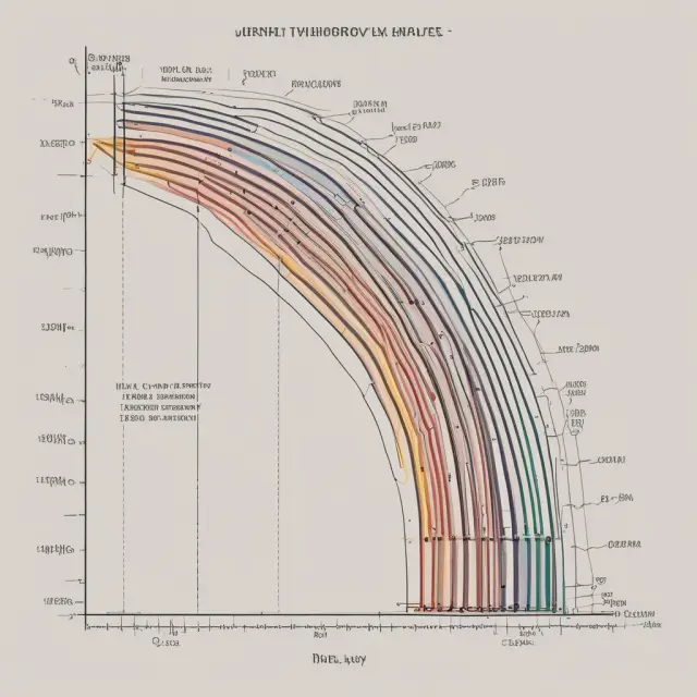 A visualization of the Lorenz curve illustrating income distribution and economic disparities