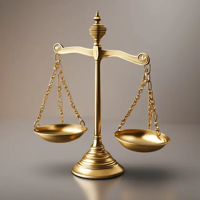 Golden scales symbolizing fair representation, with Global Investment Performance Standards (GIPS) inscriptions on the balance