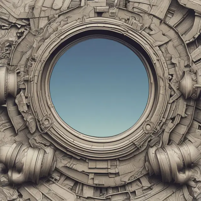 A faithful mirror illustrating how global economies reflect each other during a recession, emphasizing their interconnectedness