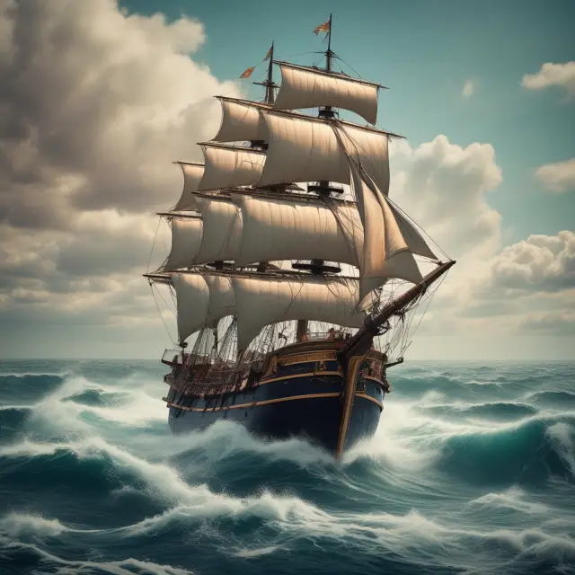 An explorer navigating a sea filled with various credit rating labels, symbolizing global debt fund strategies: country allocation, currency hedging, duration management, and credit analysis