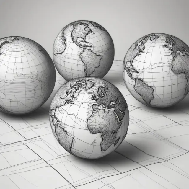 Three interlinked globes representing discretionary, CTA, and systematic global macro funds