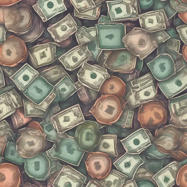A colorful kaleidoscope representing various currencies and their inherent risks within global macro investment strategies