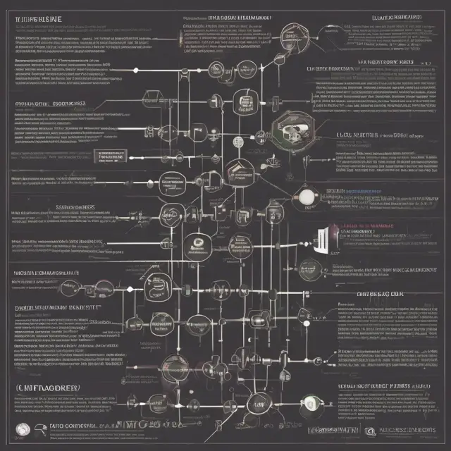 Scroll unfurling through time, displaying key milestones of CME Globex