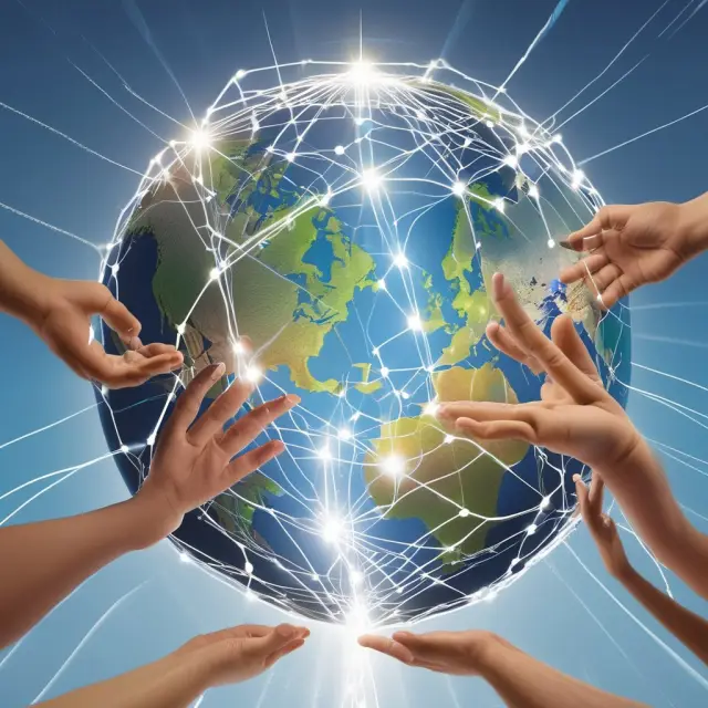 Hands symbolizing global collaboration between CME Globex and international exchanges for agriculture, energy, real estate, and weather sectors.