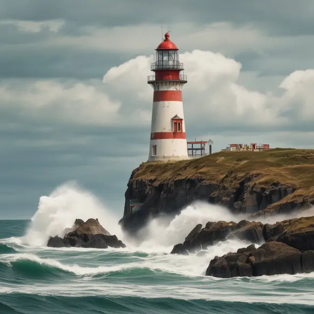Wise investor navigating financial seas with a balanced investment portfolio and a guaranteed minimum accumulation benefit (GMAB) rider as a beacon of stability