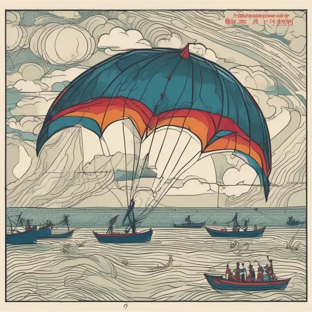 Kites symbolizing GMAB, GMIB, GMWB, and GLWB soar in a calming sky, representing tax-shielded annuity riders