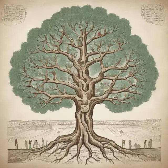 An image of a tree with interconnected branches symbolizing the gGmbH