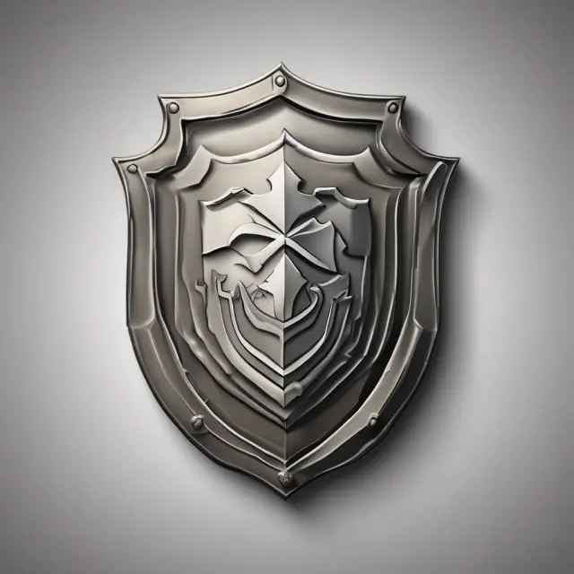 A shield with a depiction of a Guaranteed Minimum Withdrawal Benefit (GMWB) rider protecting an investment against market volatility.