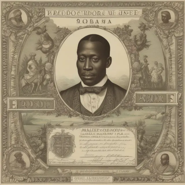 A tapestry illustrating Guinea