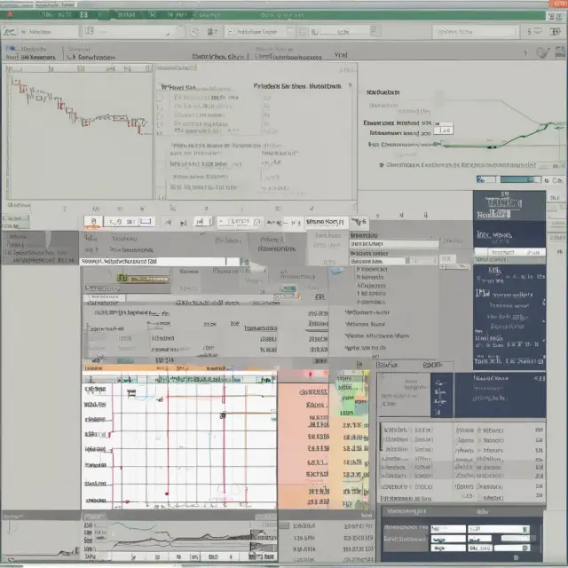 Investor navigating financial goals using Excel