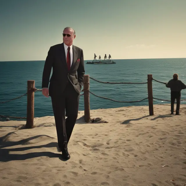 Godfather offer image: A hand extending an olive branch encircled by choppy waters, symbolizing aggressive takeovers in mergers and acquisitions