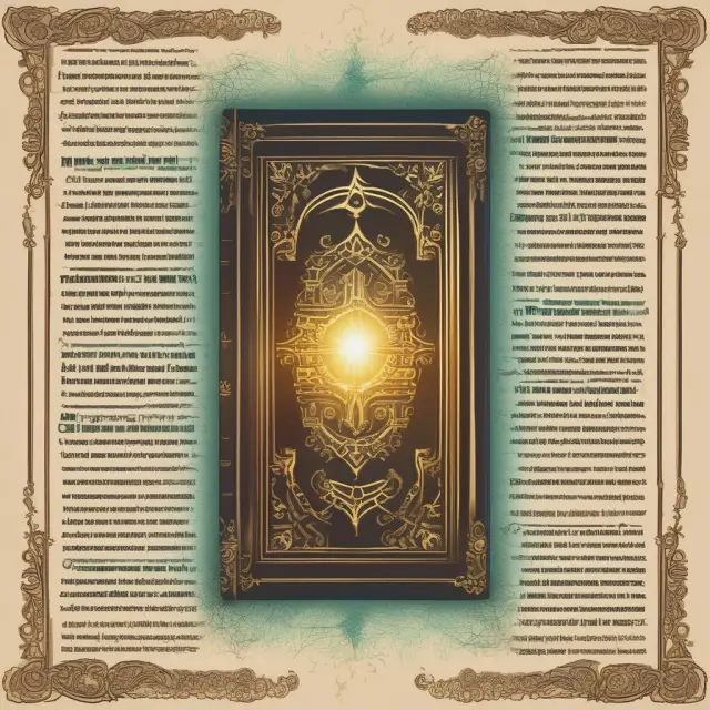 A golden, open book radiating goodwill quotes, representing intangible assets and the role they play in enhancing a company