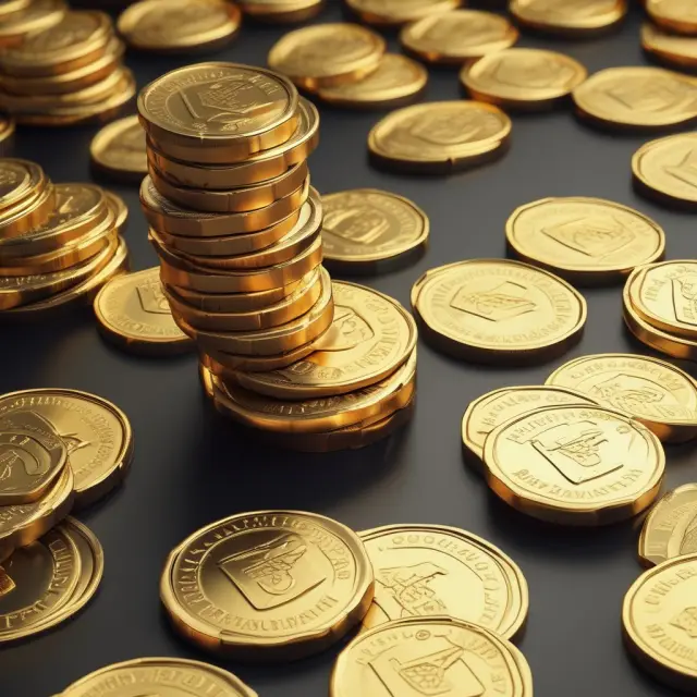 A golden scale tips toward profits, illustrating the importance of exercising gold options at the right time