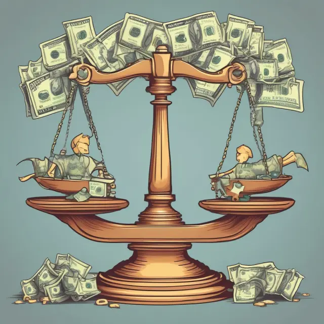 Congress balancing the scale of fiscal policy to create a stable, optimal economic state