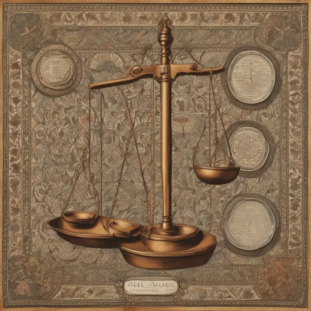 A balance scale weighs the financial statements against the intricate market tapestry, illustrating qualitative goodwill impairment assessment