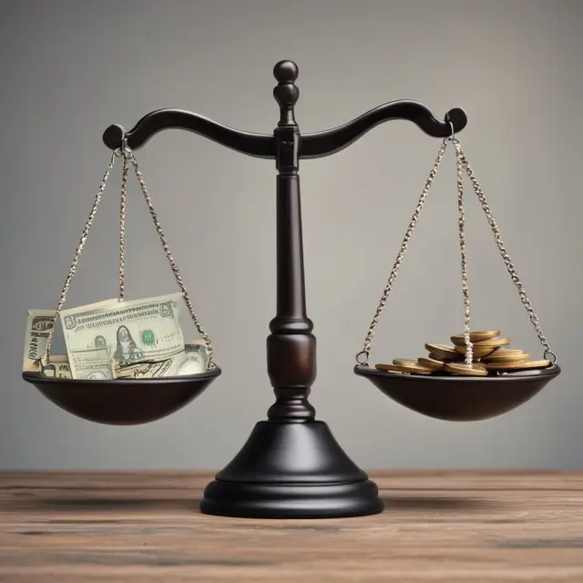 Scale balances as multinational corporations pay additional taxes, symbolizing Australia