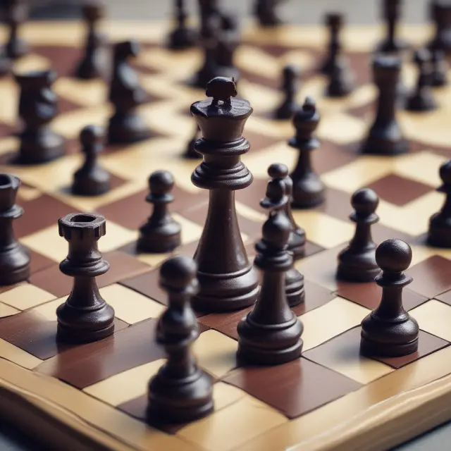 Chessboard symbolizes financial strategies, Google Tax promotes transparency and fairness