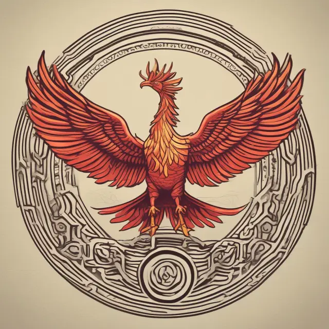 Phoenix rising from a transforming GAO logo, representing the agency
