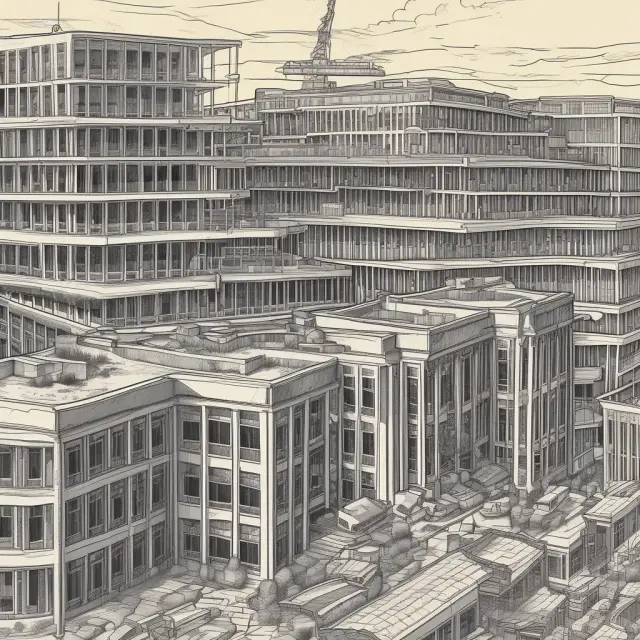 An animated GAO watchdog scrutinizing a timeline of government funds, symbolizing transparency and accountability