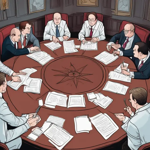 The Ethical Council deliberating over a moral compass to guide socially responsible investments for the Norwegian Government Pension Fund.