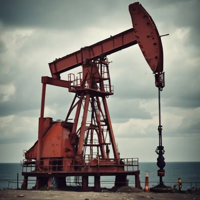 Government Pension Fund of Norway, represented as a scale, weighing ethical considerations against economic implications in the decision to divest oil and gas holdings