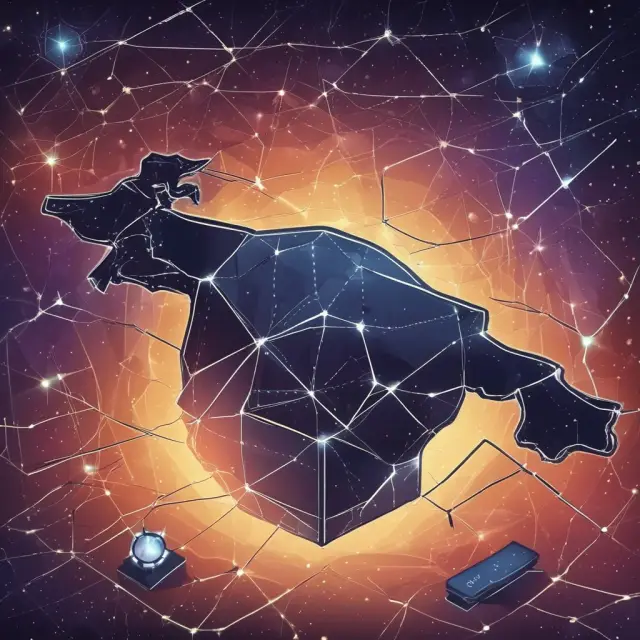 A night sky filled with five bright stars, each labeled Stars II, Vets 2, Alliant 2, SEWP, and NITAAC, symbolizing popular GWACs guiding federal IT procurement