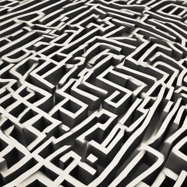 An explorer navigates a labyrinth filled with various government securities to uncover answers in a FAQ section for institutional investors