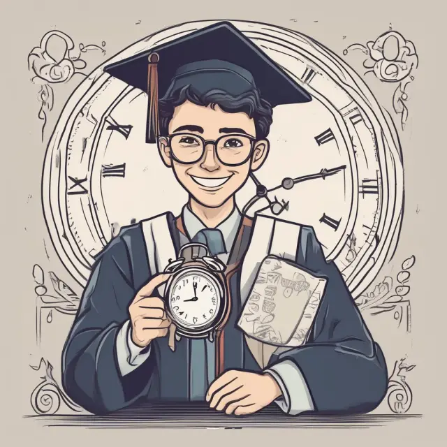 Graduating student managing finances during a six-month grace period on student loans.