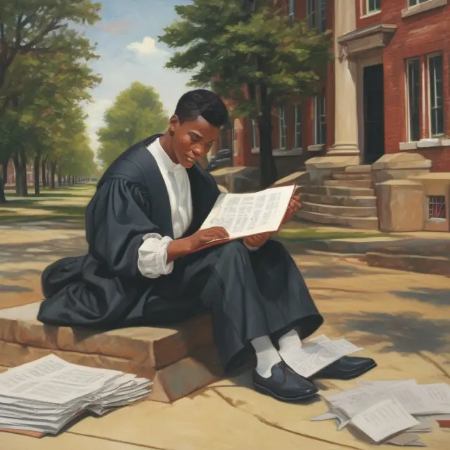 A student sits at a crossroads, considering official GMAT resources from Graduate Management Admission Council and various commercial test prep courses